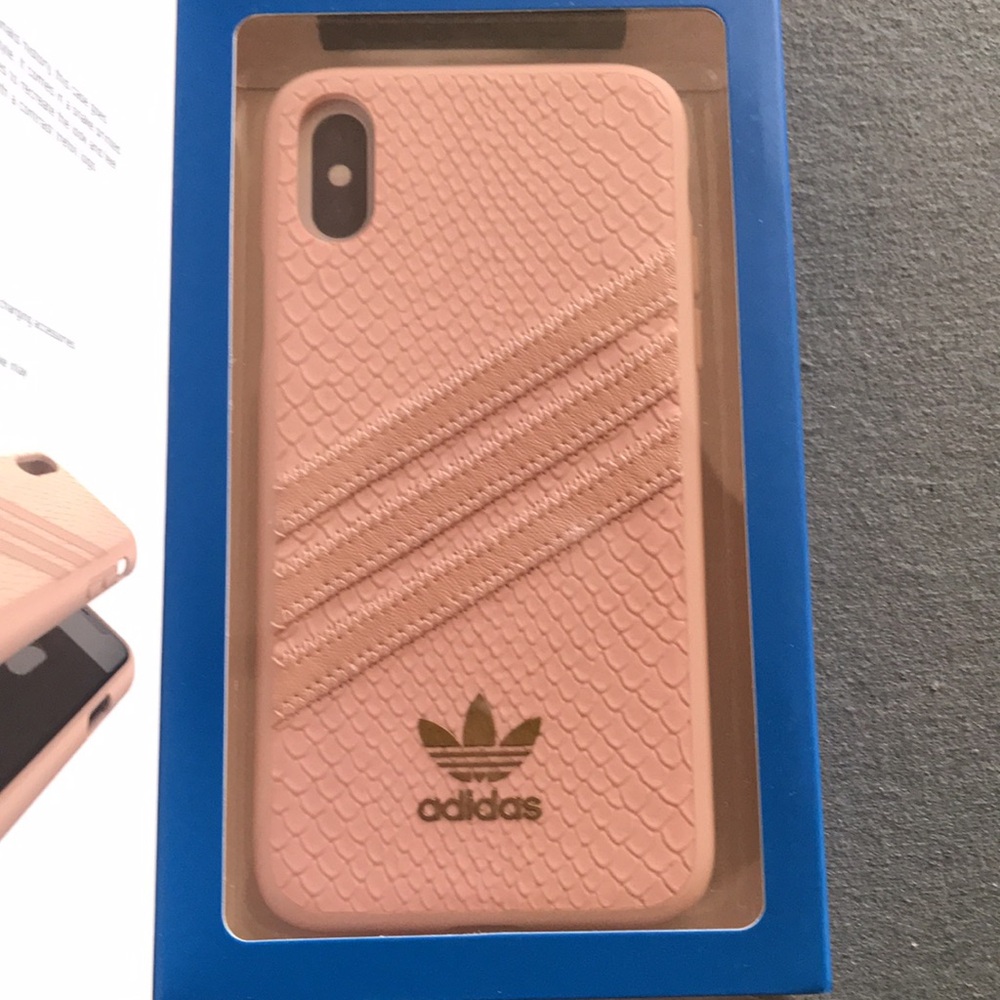 Adidas IPHONE X/XS Light Pink Peachy Color - New in original package. - Picture 3 of 4